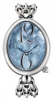 Женские классические часы Breguet Reine de Naples 8967ST_V8_J50 в стальном корпусе, перламутровый циферблат с арабскими цифрами, стальной браслет.