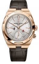 Vacheron Constantin Overseas 7900V_000R_B336 в розовом золоте со временем второго часового пояса, индикатором день/ночь, серебристый циферблат, в наборе три браслета: кожа, каучук, стальной браслет.